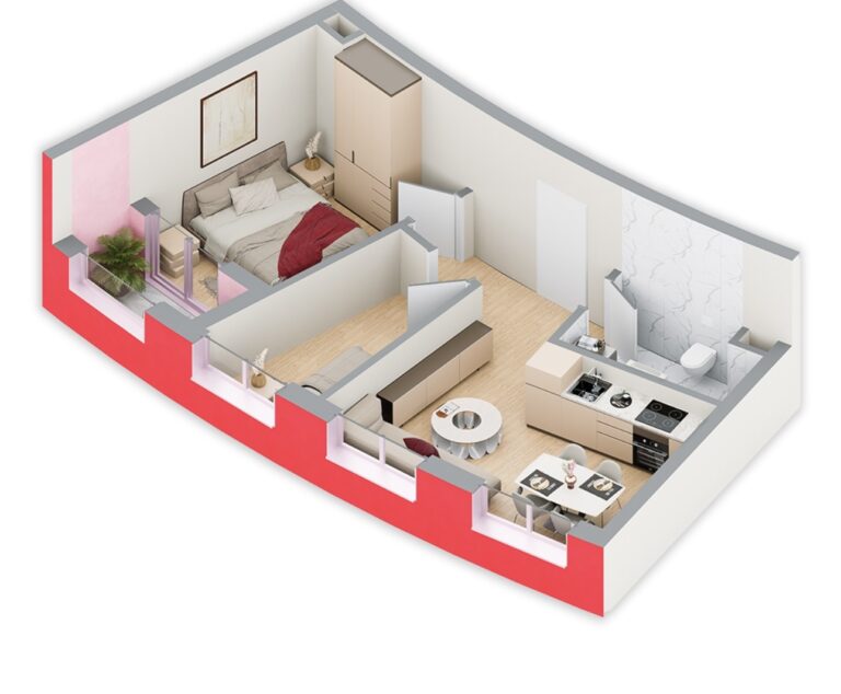 Shitet apartament 2+1 te rezidenca Ballada! Cmim Okazion!