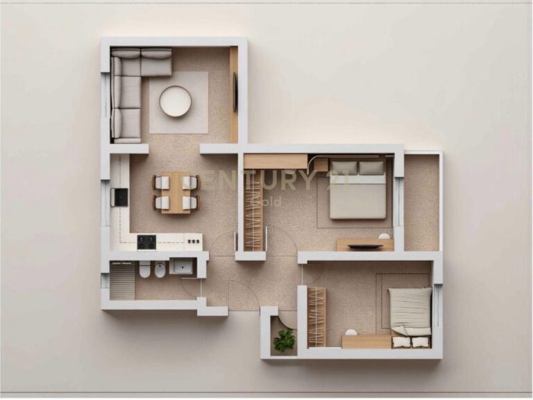 🏡 Apartament 2+1 me kuzhine te vecuar në Shitje – Pranë Komisariatit Nr. 4