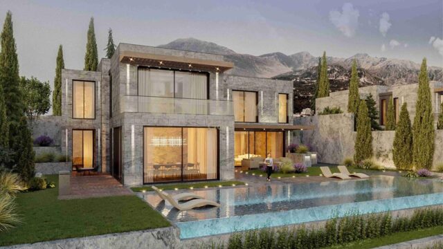 Vilë elitare – render arkitektonik