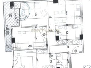 Apartament 2+1 në shitje te Kompleksi Aura, Rruga Dritan Hoxha, Tiranë