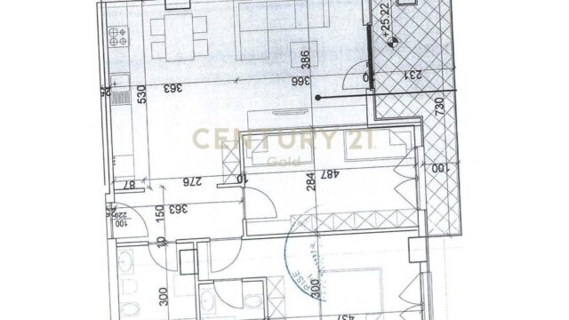 Apartament 2+1 në shitje te Kompleksi Aura, Rruga Dritan Hoxha, Tiranë