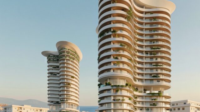 Luzaj Tower – pamje e jashtme ditën