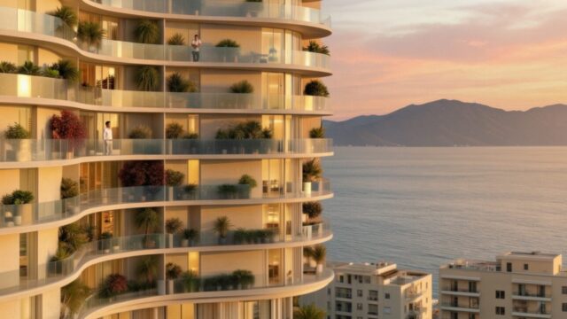 Luzaj Tower – pamje e jashtme anësore