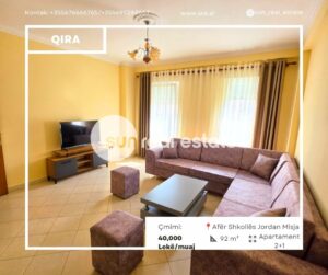 Apartament 2+1 me qira pranë shkollës Jordan Misja, Shkodër – foto 7