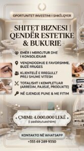 Shitje biznesi Qender Estetike dhe bukurie
