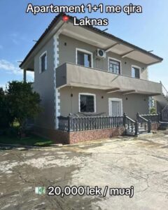 Apartament 1+1 me qira në Laknas, Tiranë – foto 1
