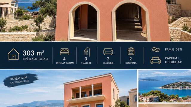 Vilë në shitje te Manastiri Resort, Sarandë – foto 1